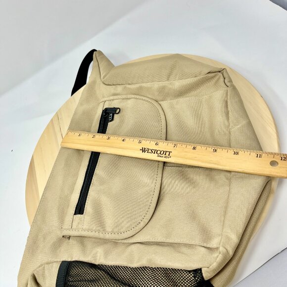 L.L. Bean Tote Beige Messenger Bag Organizer - Picture 8 of 13